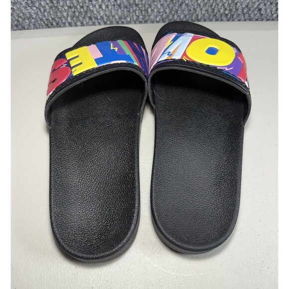 Adidas Adilette Pride Slides GX6389 Love Unites Kris Andrew Small Size 11 New - Picture 4 of 6